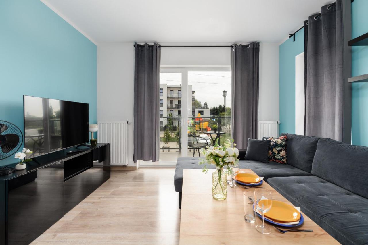 Modern Apartment With Balcony & Free Garage Poznan By Noclegi Renters Eksteriør billede